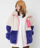 【アールエヌエー/RNA】のJ2163 マルチカラーボアジャケット 人気、トレンドファッション・服の通販 founy(ファニー) ファッション Fashion レディースファッション Fashion for Women アウター Coat / Outerwear Collection レディースジャケット・軽アウター Jackets おすすめ Recommended / Our Picks ジャケット Jacket, Outerwear 今季 This Season, Current Season 冬 Winter / This Winter 防寒 Cold Protection, Winter-Ready thumbnail ホワイト/ブルー|ID: prp329100004707290 ipo3291000000033998468