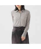 【ビーミングライフストアバイビームス/B:MING LIFE STORE by BEAMS】のシアー ポロ ロングスリーブ Tシャツ 25AW 秋まで使える ロングシーズン 人気、トレンドファッション・服の通販 founy(ファニー) ファッション Fashion レディースファッション Fashion for Women トップス・カットソー Cut & Sew Tops シャツ・ブラウス・オフィスカジュアル Elegant Blouses & Button-Ups ロングTシャツ・Tシャツ Longline T-Shirts & Tees 秋 Autumn シアー Sheer, See-Through シャーリング Shirring, Ruched シンプル Simple, Minimal スリーブ Sleeve, Long Sleeve / Short Sleeve デニム Denim, Jeans Material トレンド Trend, Trending Now フロント Front, Front Design ロング Long, Long-Length 再入荷 Restock / Back in Stock おすすめ Recommended / Our Picks 2025年 2025 2025-2026秋冬・A/W Autumn/Winter 2025–26 AW25–26 thumbnail GREY|ID: prp329100004707302 ipo3291000000033998537