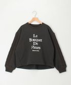 【ノーリーズ/NOLLEY'S】の袖ケーブルドッキング ロゴプリントプルオーバーカットソー チャコールグレー|ID: prp329100004707307 ipo3291000000033998579