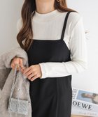 【アンドミー/andme】のコットン 長袖 ワイドリブ モックネック Tシャツ オフホワイト|ID: prp329100004707326 ipo3291000000033998823