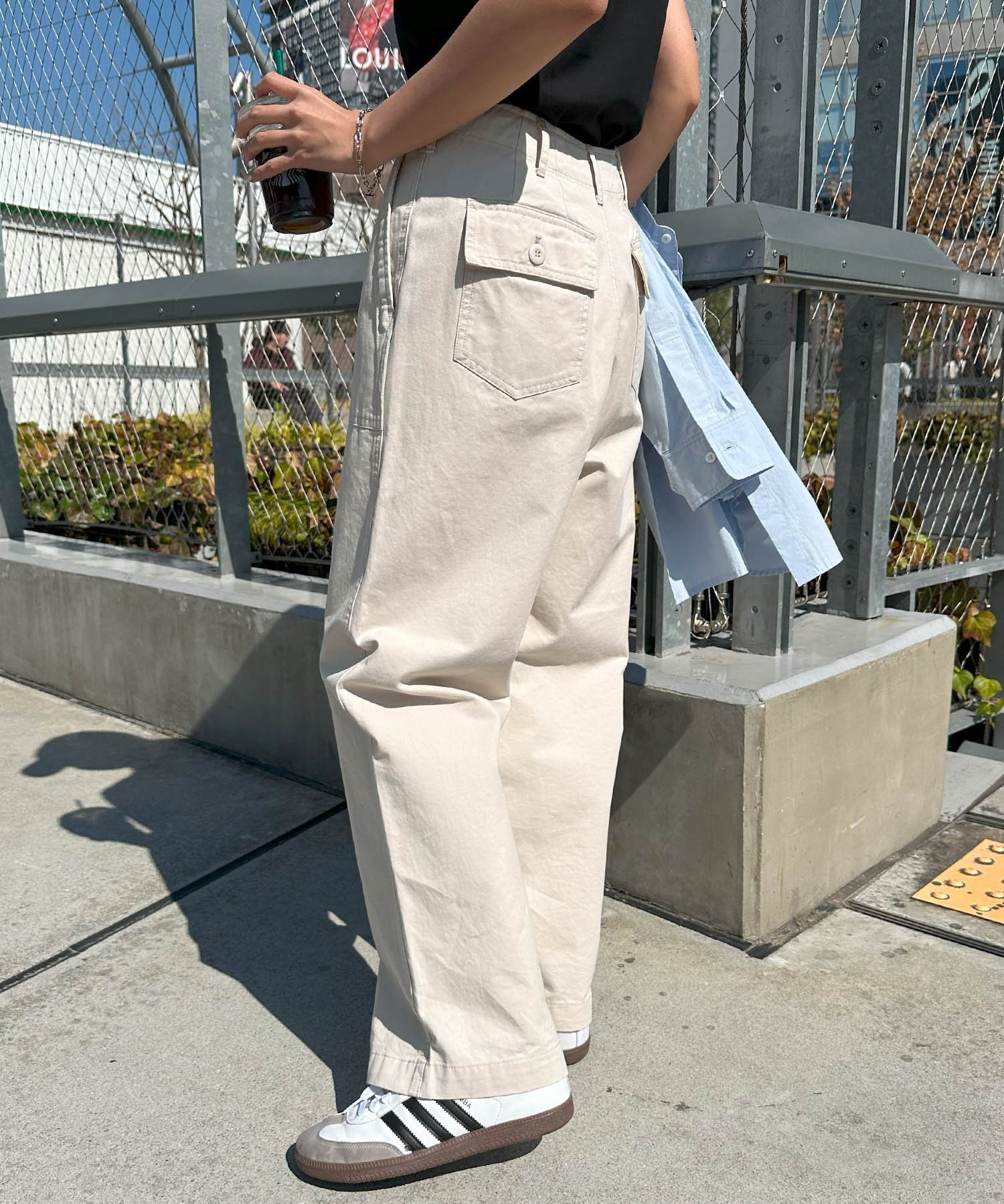 【アンドミー/andme】のワイド ベイカー パンツ インテリア・キッズ・メンズ・レディースファッション・服の通販 founy(ファニー) 　ファッション　Fashion　レディースファッション　Fashion for Women　パンツ　Pants & Trousers　デニム　Denim, Jeans Material　バランス　Balance, Style Balance　ボトム　Bottoms, Lower Wear　ルーズ　Loose, Oversized　ワイド　Wide, Wide Fit　おすすめ　Recommended / Our Picks　エクリュ|ID: prp329100004707334 ipo3291000000033998890