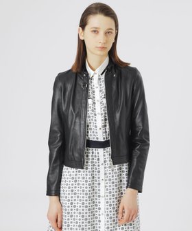 【ラブレス/LOVELESS】のレザーナビゲータージャケット 人気、トレンドファッション・服の通販 founy(ファニー) ファッション Fashion レディースファッション Fashion for Women アウター Coat / Outerwear Collection レディースジャケット・軽アウター Jackets コンパクト Compact, Small Size 切替 Switching, Contrast Panel スマート Smart, Elegant ワーク Workwear, Utility Style 再入荷 Restock / Back in Stock エレガント 上品 Elegant |ID:prp329100004707336