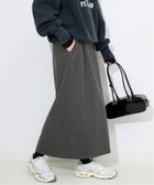 【スローブ イエナ/SLOBE IENA】の《吸湿発熱/3サイズ展開》ウールミックスイージースカート グレー|ID: prp329100004707345 ipo3291000000034561089