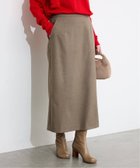 【スローブ イエナ/SLOBE IENA】の《吸湿発熱/3サイズ展開》ウールミックスイージースカート ベージュ|ID: prp329100004707345 ipo3291000000034561090