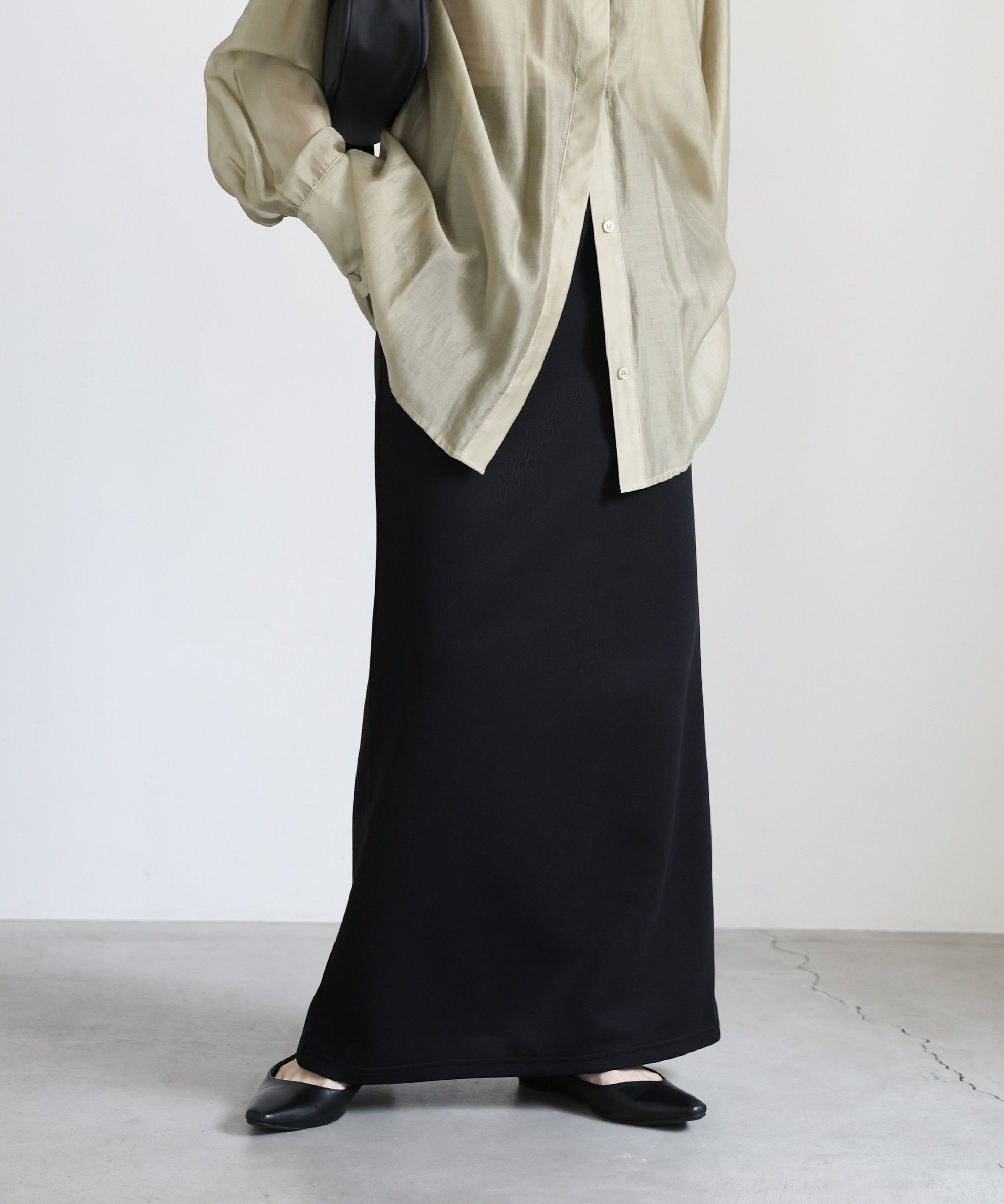 【セレクトモカ/SELECT MOCA】の【サイズ展開あり】リブタイトスカート インテリア・キッズ・メンズ・レディースファッション・服の通販 founy(ファニー) 　ファッション　Fashion　レディースファッション　Fashion for Women　スカート　Skirts　なめらか　Smooth, Silky Texture　シンプル　Simple, Minimal　ストレート　Straight, Straight Cut　ポケット　Pocket, Pocket Detail　リブニット　Rib Knit, Ribbed Knit　ブラック-03|ID: prp329100004707368 ipo3291000000033999314