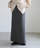 【セレクトモカ/SELECT MOCA】の【サイズ展開あり】リブタイトスカート グレー-02|ID: prp329100004707368 ipo3291000000033999315
