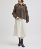 【ロペ/ROPE'】の梨地フレアスカート/セットアップ対応【Sサイズフェア対象】 オフホワイト(15)|ID: prp329100004707371 ipo3291000000033999362