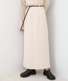 【バブ ブージュルード/Bab Bou Jeloud】の【低身長向けサイズあり】ツイルタイトロングスカート IVORY|ID: prp329100004707380 ipo3291000000033999398