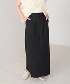 【バブ ブージュルード/Bab Bou Jeloud】の【低身長向けサイズあり】ツイルタイトロングスカート BLACK|ID: prp329100004707380 ipo3291000000033999401