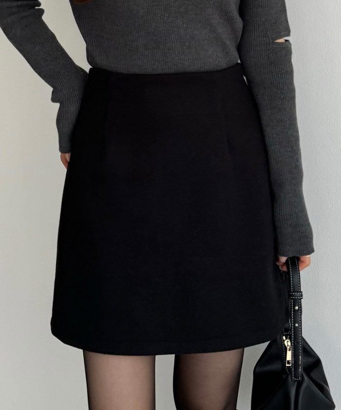 【ジュノア/JUNOAH】のcallautia 起毛ミニスカート インテリア・キッズ・メンズ・レディースファッション・服の通販 founy(ファニー) https://founy.com/ ファッション Fashion レディースファッション Fashion for Women スカート Skirts ミニスカート Mini Skirts ミニスカート Mini Skirt, Short Skirt |ID: prp329100004707390 ipo3291000000033999483