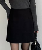 【ジュノア/JUNOAH】のcallautia 起毛ミニスカート ブラック|ID: prp329100004707390 ipo3291000000033999484