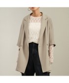 【サロン アダム エ ロペ/SALON adam et rope'】のバックサテンハーフスリーブジャケット セットアップ対応・今から秋まで ベージュ(27)|ID: prp329100004707399 ipo3291000000033999604