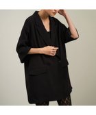 【サロン アダム エ ロペ/SALON adam et rope'】のバックサテンハーフスリーブジャケット セットアップ対応・今から秋まで ブラック(01)|ID: prp329100004707399 ipo3291000000033999606