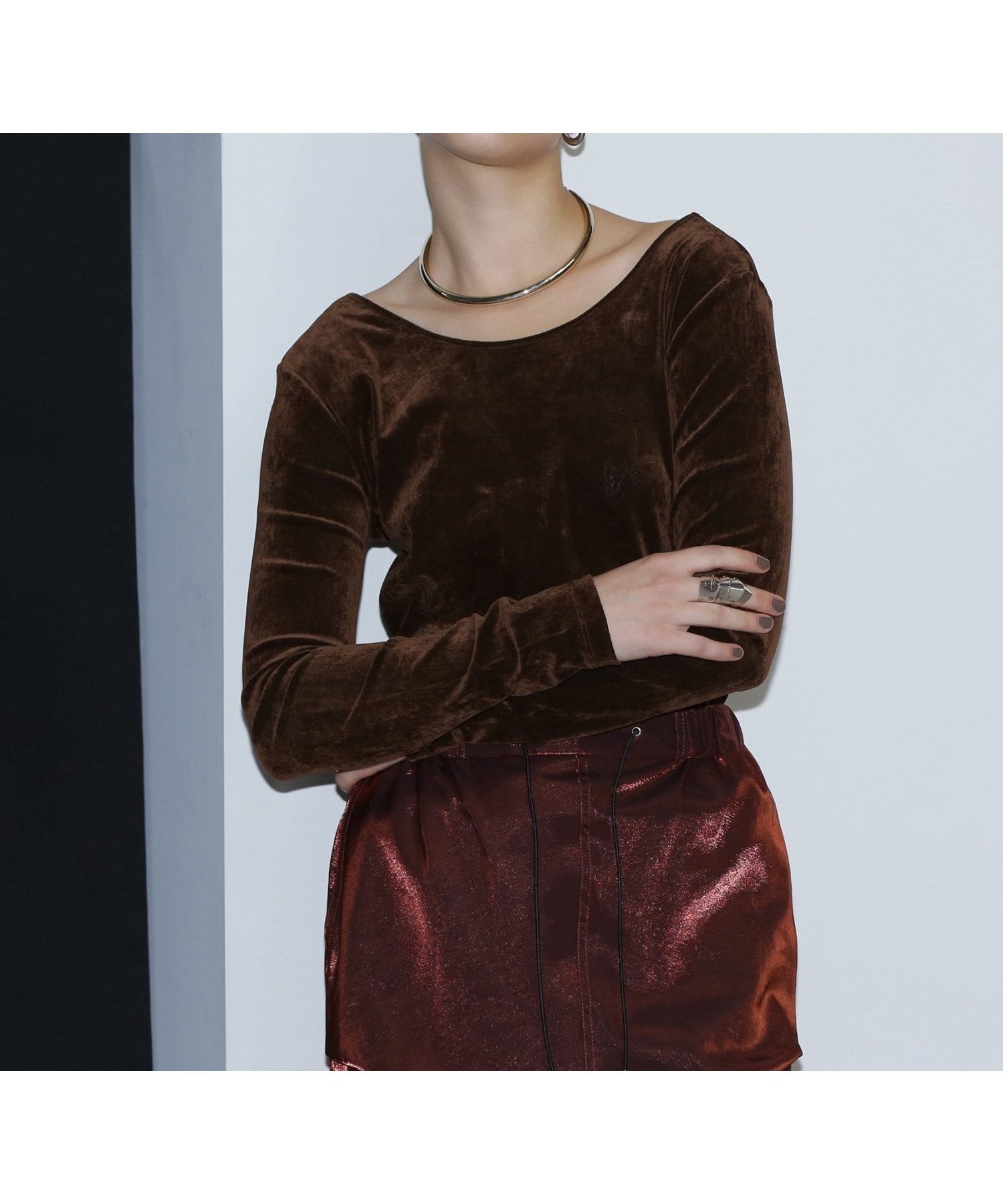 【ローズバッド/ROSE BUD】のフロッキーベロアトップス 人気、トレンドファッション・服の通販 founy(ファニー) 　ファッション　Fashion　レディースファッション　Fashion for Women　トップス・カットソー　Cut & Sew Tops　ベロアトップス　Velour Tops / Velvet-Look Items　スタンダード　Standard, Basic　チュール　Tulip, Tulip Motif　ベロア　Velour, Soft Velvet　ラップ　Wrap, Wrap Design　 other-1|ID: prp329100004707400 ipo3291000000033999608
