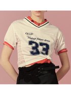 【リリーブラウン/Lily Brown】のサイドレースナンバリングTシャツ WHT[001]|ID: prp329100004707404 ipo3291000000033999656