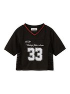 【リリーブラウン/Lily Brown】のサイドレースナンバリングTシャツ BLK[009]|ID: prp329100004707404 ipo3291000000033999657