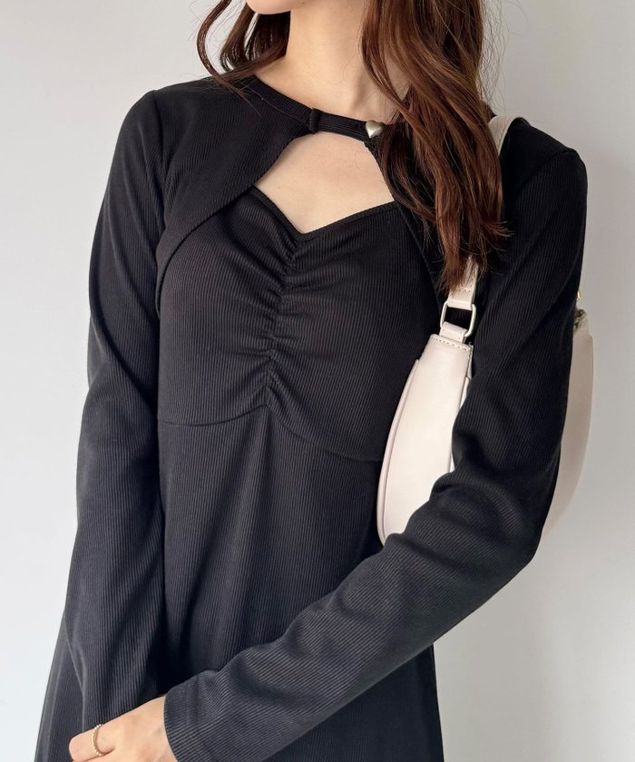 【ジュノア/JUNOAH】のショートボレロ+フレアキャミワンピース インテリア・キッズ・メンズ・レディースファッション・服の通販 founy(ファニー) https://founy.com/ ファッション Fashion レディースファッション Fashion for Women アウター Coat / Outerwear Collection ボレロ・ショート丈ジャケット / ドレス羽織りに Boleros & Short Jackets ワンピース Dresses キャミソールワンピース Camisole Dresses ショート Short, Short Length ボレロ Bolero, Short Cardigan |ID: prp329100004707426 ipo3291000000033999825