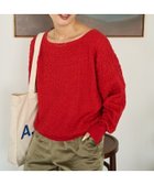 【フリークスストア/FREAK'S STORE】のクシュクシュ ギャザー 編み ボートネック プルオーバー【限定展開】 人気、トレンドファッション・服の通販 founy(ファニー) ファッション Fashion レディースファッション Fashion for Women トップス・カットソー Cut & Sew Tops カジュアルプルオーバー・ニットトップス Pullovers & Knit Tops / Casual Pullovers 冬 Winter / This Winter おすすめ Recommended / Our Picks アクセサリー Fashion Accessories ギャザー Gathered, Ruffled シンプル Simple, Minimal センター Center, Center Line ボトム Bottoms, Lower Wear リラックス Relax, Relaxed Fit ロング Long, Long-Length ワイド Wide, Wide Fit A/W・秋冬 Autumn/Winter thumbnail レッド|ID: prp329100004707427 ipo3291000000034081985
