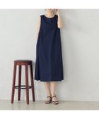 【コムサイズム/COMME CA ISM】のデイリーリラックス ノースリーブワンピース ナチュラル ネイビー|ID: prp329100004707430 ipo3291000000033999851