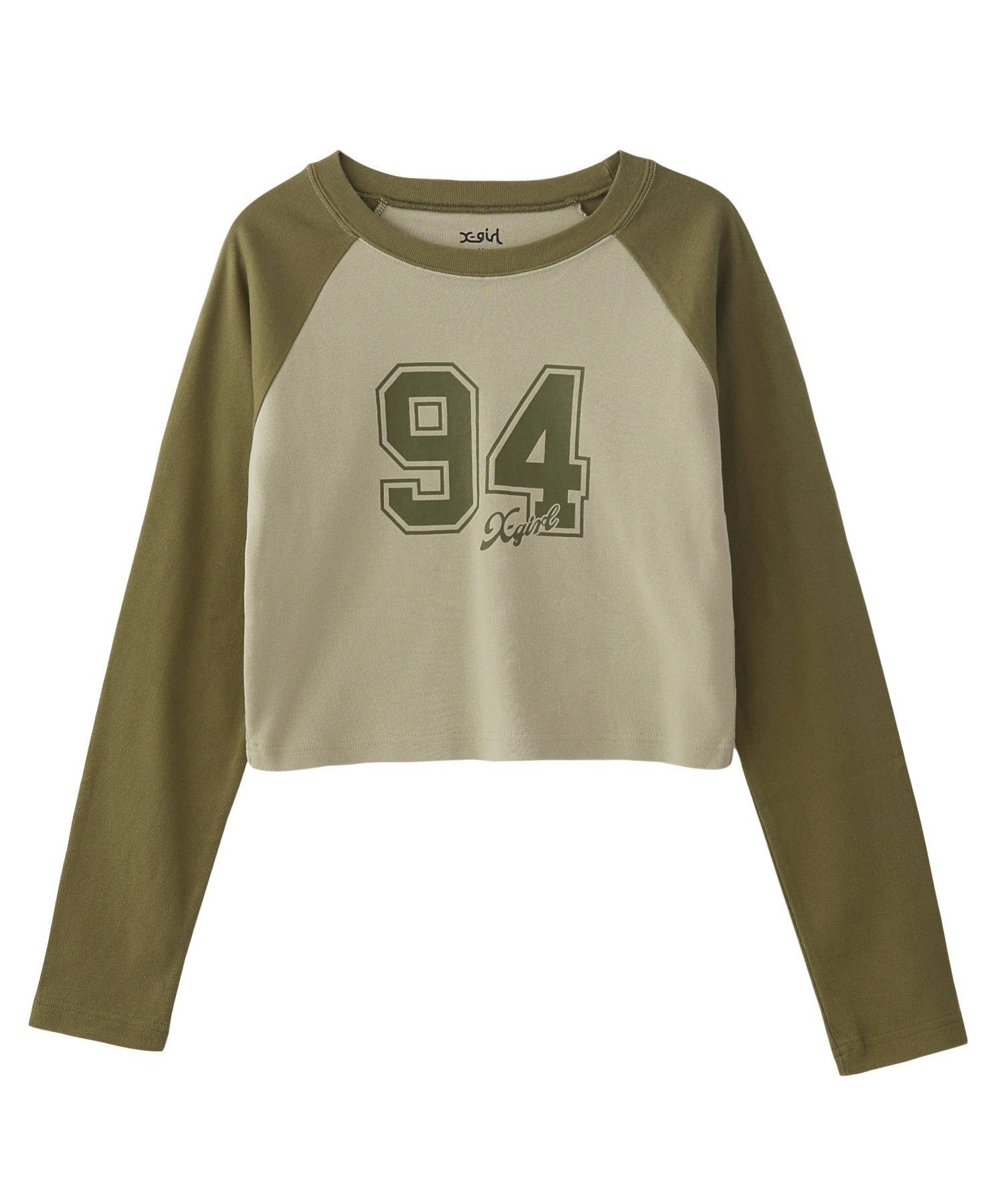 【エックスガール/X-girl】のNUMBERING RAGLAN L/S BABY TEE 【X-girl】 人気、トレンドファッション・服の通販 founy(ファニー) 　ファッション　Fashion　レディースファッション　Fashion for Women　コンパクト　Compact, Small Size　ストレッチ　Stretch, Stretchy Fabric　デニム　Denim, Jeans Material　定番　Standard, Basic Item　長袖　Long Sleeve, Full Sleeve　プリント　Print, Printed Pattern　ロング　Long, Long-Length　おすすめ　Recommended / Our Picks　 other-1|ID: prp329100004707431 ipo3291000000033999853