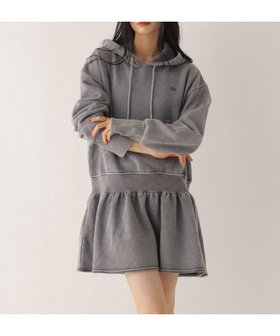 【ヘザー/Heather】のフリルスウェットフードミニワンピース 人気、トレンドファッション・服の通販 founy(ファニー) ファッション Fashion レディースファッション Fashion for Women ワンピース Dresses おすすめ Recommended / Our Picks ジャケット Jacket, Outerwear フェミニン Feminine, Girly ミドル Middle Length, Mid Height ロング Long, Long-Length |ID:prp329100004707440