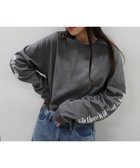 【コーナーズ/CORNERS】の袖ロゴプリント長袖Tシャツ 人気、トレンドファッション・服の通販 founy(ファニー) ファッション Fashion レディースファッション Fashion for Women トップス・カットソー Cut & Sew Tops シャツ・ブラウス・オフィスカジュアル Elegant Blouses & Button-Ups ロングTシャツ・Tシャツ Longline T-Shirts & Tees プリント Print, Printed Pattern ベスト Vest, Waistcoat 長袖 Long Sleeve, Full Sleeve thumbnail スミクロ|ID: prp329100004707449 ipo3291000000033999957