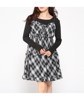 【イング/INGNI】のINGNI/チェック柄ティアードキャミOP 人気、トレンドファッション・服の通販 founy(ファニー) ファッション Fashion レディースファッション Fashion for Women トップス・カットソー Cut & Sew Tops キャミソール&ノースリーブ Camisoles & Sleeveless Tops チェック Check, Plaid, Tartan |ID:prp329100004707456