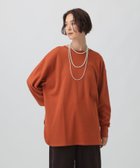 【レプシィム ローリーズファーム/LEPSIM LOWRYS FARM】の2WAYヘンリーネックチュニック 人気、トレンドファッション・服の通販 founy(ファニー) ファッション Fashion レディースファッション Fashion for Women トップス・カットソー Cut & Sew Tops サテン Satin, Glossy Fabric スラックス Slacks, Dress Pants スリット Slit, Slit Detail チュニック Tunic, Long Top トレンド Trend, Trending Now thumbnail オレンジ45|ID: prp329100004707469 ipo3291000000034000100