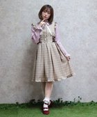 【アクシーズファム/axes femme】のサイドレースアップジャンドレ 人気、トレンドファッション・服の通販 founy(ファニー) ファッション Fashion レディースファッション Fashion for Women おすすめ Recommended / Our Picks インナー Innerwear チェック Check, Plaid, Tartan ベロア Velour, Soft Velvet レース Lace, Lace Fabric 秋 Autumn thumbnail キャメル|ID: prp329100004707471 ipo3291000000034000114