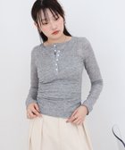 【バブ ブージュルード/Bab Bou Jeloud】のボタンタンクセット ヘンリーネックトップス 人気、トレンドファッション・服の通販 founy(ファニー) ファッション Fashion レディースファッション Fashion for Women トップス・カットソー Cut & Sew Tops インナー Innerwear 秋 Autumn カットソー Cut and Sewn Top スマート Smart, Elegant スリット Slit, Slit Detail タイトスカート Pencil Skirt, Tight Skirt タンク Tank Top, Sleeveless Top チェック Check, Plaid, Tartan デニム Denim, Jeans Material 再入荷 Restock / Back in Stock おすすめ Recommended / Our Picks thumbnail モクグレー|ID: prp329100004707472 ipo3291000000034000122