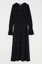 【マウジー/moussy】のFLOCKY LACE ドレス 人気、トレンドファッション・服の通販 founy(ファニー) ファッション Fashion レディースファッション Fashion for Women ワンピース Dresses フォーマル・パーティードレス・結婚式用ドレス Elegant & Casual Dresses おすすめ Recommended / Our Picks ジャケット Jacket, Outerwear ドレス Dress, One-Piece フリル Frill, Ruffle ベロア Velour, Soft Velvet レース Lace, Lace Fabric 人気 Popular, Best Seller 再入荷 Restock / Back in Stock thumbnail BLK|ID: prp329100004707481 ipo3291000000034000224