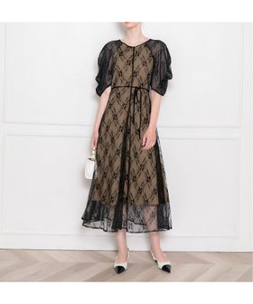 【レジャ/Leja】のLEJA-パフスリーブウエストリボン総レースロングドレスワンピース結婚式 人気、トレンドファッション・服の通販 founy(ファニー) ファッション Fashion レディースファッション Fashion for Women ワンピース Dresses フォーマル・パーティードレス・結婚式用ドレス Elegant & Casual Dresses アクセサリー Fashion Accessories エレガント 上品 Elegant オケージョン Occasion Wear スリーブ Sleeve, Long Sleeve / Short Sleeve ドレス Dress, One-Piece フォーマル Formal, Dressy マーメイド Mermaid, Fishtail Silhouette リボン Ribbon, Bow レース Lace, Lace Fabric 結婚式 Wedding 披露宴 Wedding Reception 二次会 After Party |ID:prp329100004707491
