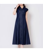 【ノエラ/Noela】のステッチシャツワンピース インディゴ|ID: prp329100004707492 ipo3291000000034000317