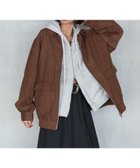 【ページボーイ/PAGEBOY】のWZIPヴィンテージブルゾン 人気、トレンドファッション・服の通販 founy(ファニー) ファッション Fashion レディースファッション Fashion for Women アウター Coat / Outerwear Collection ブルゾンジャケット・スポーティアウター Blouson Jackets ショート Short, Short Length ブルゾン Blouson, Bomber Jacket ポケット Pocket, Pocket Detail ルーズ Loose, Oversized ヴィンテージ Vintage Style thumbnail ブラウンスエード59|ID: prp329100004707495 ipo3291000000034441116
