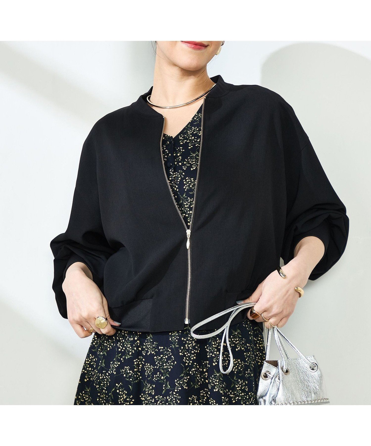 【ノーリーズ/NOLLEY'S】のウォッシャブル強撚ライトブルゾン インテリア・キッズ・メンズ・レディースファッション・服の通販 founy(ファニー) 　ファッション　Fashion　レディースファッション　Fashion for Women　アウター　Coat / Outerwear Collection　ブルゾンジャケット・スポーティアウター　Blouson Jackets　2025年　2025　2025春夏・S/S　Spring/Summer 2025 SS25　おすすめ　Recommended / Our Picks　ウォッシャブル　Machine Washable　シアー　Sheer, See-Through　ショート　Short, Short Length　ブルゾン　Blouson, Bomber Jacket　夏　Summer　ブラック|ID: prp329100004707496 ipo3291000000034000370