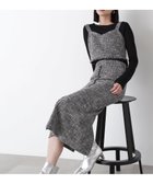【エヌ ナチュラルビューティーベーシック/N.Natural Beauty basic】のツイードビスチェセットアップ ブラック|ID: prp329100004707507 ipo3291000000034000461