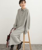【アーバンリサーチ ドアーズ/URBAN RESEARCH DOORS】の衿付きニットワンピース 杢GRAY|ID: prp329100004707515 ipo3291000000034000534