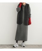【アーバンリサーチ ドアーズ/URBAN RESEARCH DOORS】の衿付きニットワンピース 杢CHARCOAL|ID: prp329100004707515 ipo3291000000034000535