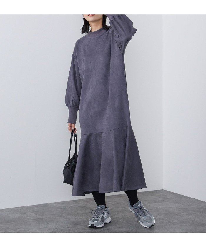 【ビームス ウイメン/BEAMS】のスエード調 マーメイドフレア ワンピース インテリア・キッズ・メンズ・レディースファッション・服の通販 founy(ファニー) https://founy.com/ ファッション Fashion レディースファッション Fashion for Women ワンピース Dresses おすすめ Recommended / Our Picks カーディガン Cardigan, Knitwear ショート Short, Short Length スリーブ Sleeve, Long Sleeve / Short Sleeve トレンド Trend, Trending Now フレア Flare, Flared ブルゾン Blouson, Bomber Jacket マーメイド Mermaid, Fishtail Silhouette |ID: prp329100004707518 ipo3291000000034000560