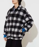 【コンバーストウキョウ/CONVERSE TOKYO】のSHAGGY CHECK CPO JACKET ブラック|ID: prp329100004707520 ipo3291000000034000583