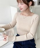 【モーメントプラス/moment+ / MEN】の12Gスクエアネックリブニットプルオーバー ナチュラル|ID: prp329100004707556 ipo3291000000034350696