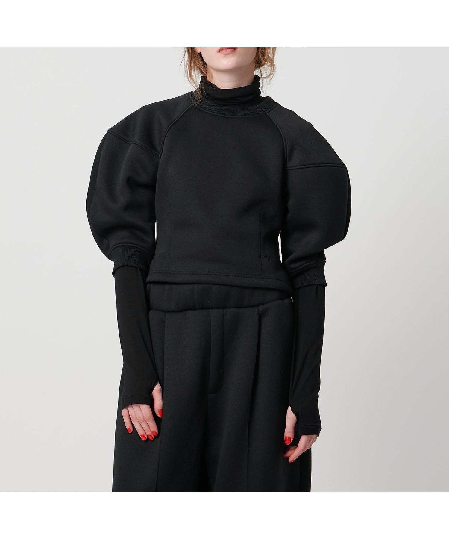【ユナイテッドアローズ/UNITED ARROWS】のASTRAET ボリュームスリーブ プルオーバー インテリア・キッズ・メンズ・レディースファッション・服の通販 founy(ファニー) 　ファッション　Fashion　レディースファッション　Fashion for Women　トップス・カットソー　Cut & Sew Tops　カジュアルプルオーバー・ニットトップス　Pullovers & Knit Tops / Casual Pullovers　ボリューム袖・フリルスリーブブラウス　Voluminous & Ruffle Sleeves / Puffy Sleeve Tops　コンパクト　Compact, Small Size　ショルダー　Shoulder, Shoulder Strap　スリーブ　Sleeve, Long Sleeve / Short Sleeve　ワイド　Wide, Wide Fit　BLACK|ID: prp329100004707562 ipo3291000000034000976