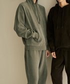 【サロン アダム エ ロペ/SALON adam et rope'】の【極上の肌ざわり】UNISEXプルパーカー-CreamyCotton /クリーミーコットン- モスグリーン(32)|ID: prp329100004707595 ipo3291000000034001323