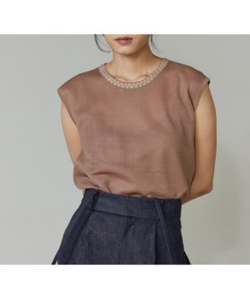 【マーリエ ル カセット/Maglie le cassetto】のブレード付きシアーニット 人気、トレンドファッション・服の通販 founy(ファニー) ファッション Fashion レディースファッション Fashion for Women トップス・カットソー Cut & Sew Tops ニット Knit Tops & Sweaters アンサンブル Ensemble Set インナー Innerwear カーディガン Cardigan, Knitwear シアー Sheer, See-Through スマート Smart, Elegant スリット Slit, Slit Detail スリーブ Sleeve, Long Sleeve / Short Sleeve パール Pearl, Pearl Accent フレンチ French, French Style ブレード Braid, Decorative Trim ベーシック Basic, Essential レース Lace, Lace Fabric おすすめ Recommended / Our Picks エレガント 上品 Elegant |ID:prp329100004707616