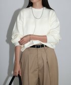 【アンドミー/andme】のクルーネック 長袖 ニット トップス オフホワイト|ID: prp329100004707618 ipo3291000000034001483
