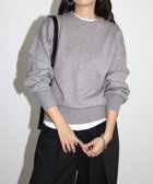 【アンドミー/andme】のクルーネック 長袖 ニット トップス グレー|ID: prp329100004707618 ipo3291000000034001485