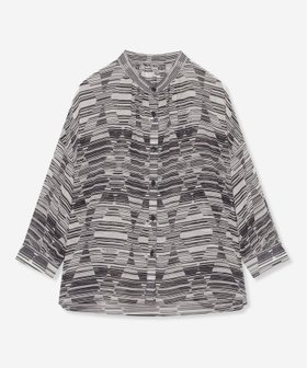 【マッキントッシュ ロンドン/MACKINTOSH LONDON】のダイヤボーダープリントブラウス 人気、トレンドファッション・服の通販 founy(ファニー) ファッション Fashion レディースファッション Fashion for Women トップス・カットソー Cut & Sew Tops シャツ・ブラウス・オフィスカジュアル Elegant Blouses & Button-Ups おすすめ Recommended / Our Picks ウォッシャブル Machine Washable シフォン Chiffon, Lightweight Fabric タンク Tank Top, Sleeveless Top ドレープ Drape, Draping Fabric フロント Front, Front Design プリント Print, Printed Pattern ボーダー Border, Stripe 夏 Summer 春 Spring 秋 Autumn |ID:prp329100004707622