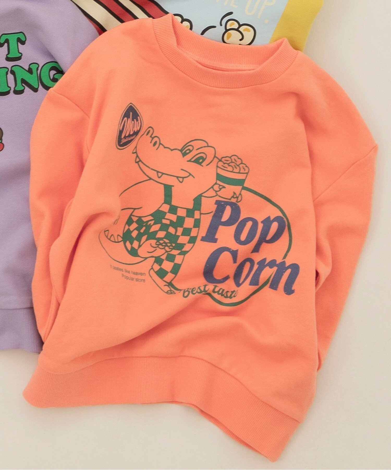 【エフオー オンラインストア/F.O.Online Store / KIDS】のWEB限定 カラバリ グラフィックトレーナー インテリア・キッズ・メンズ・レディースファッション・服の通販 founy(ファニー) 　ファッション　Fashion　キッズファッション　Fashion for Kids　2025年　2025　2025-2026秋冬・A/W　Autumn/Winter 2025–26 AW25–26　グラフィック　Graphic, Graphic Design　トレーナー　Sweatshirt, Trainer　人気　Popular, Best Seller　オレンジ|ID: prp329100004707641 ipo3291000000034001685