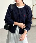 【シーピーシーエム/CPCM】の【U.S. POLO ASSN.】ケーブルカーディガン 人気、トレンドファッション・服の通販 founy(ファニー) ファッション Fashion レディースファッション Fashion for Women トップス・カットソー Cut & Sew Tops カーディガン・羽織り Layered Style Cardigans イタリア Italy インナー Innerwear 腕時計 Wristwatch カーディガン Cardigan, Knitwear コレクション Collection, Seasonal Line タートルネック Turtleneck, High Neck メンズ Men's, Menswear ワンポイント One Point, Statement Accent おすすめ Recommended / Our Picks thumbnail ネイビー|ID: prp329100004707654 ipo3291000000034001838