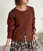 【シーピーシーエム/CPCM】の【U.S. POLO ASSN.】ケーブルカーディガン 人気、トレンドファッション・服の通販 founy(ファニー) ファッション Fashion レディースファッション Fashion for Women トップス・カットソー Cut & Sew Tops カーディガン・羽織り Layered Style Cardigans イタリア Italy インナー Innerwear 腕時計 Wristwatch カーディガン Cardigan, Knitwear コレクション Collection, Seasonal Line タートルネック Turtleneck, High Neck メンズ Men's, Menswear ワンポイント One Point, Statement Accent おすすめ Recommended / Our Picks thumbnail ブラウン|ID: prp329100004707654 ipo3291000000034001840